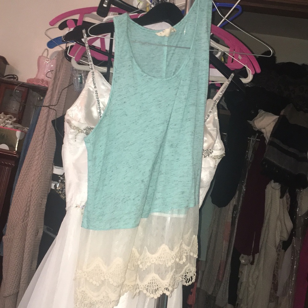 Turquoise tank